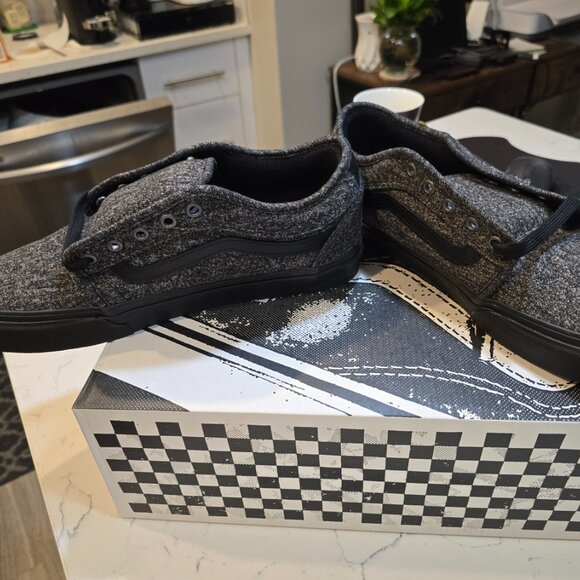 Vans Skate Chukka Low Black / Denim Classic Authentic Shoe Sneaker Mens Size 10 - Picture 3 of 13